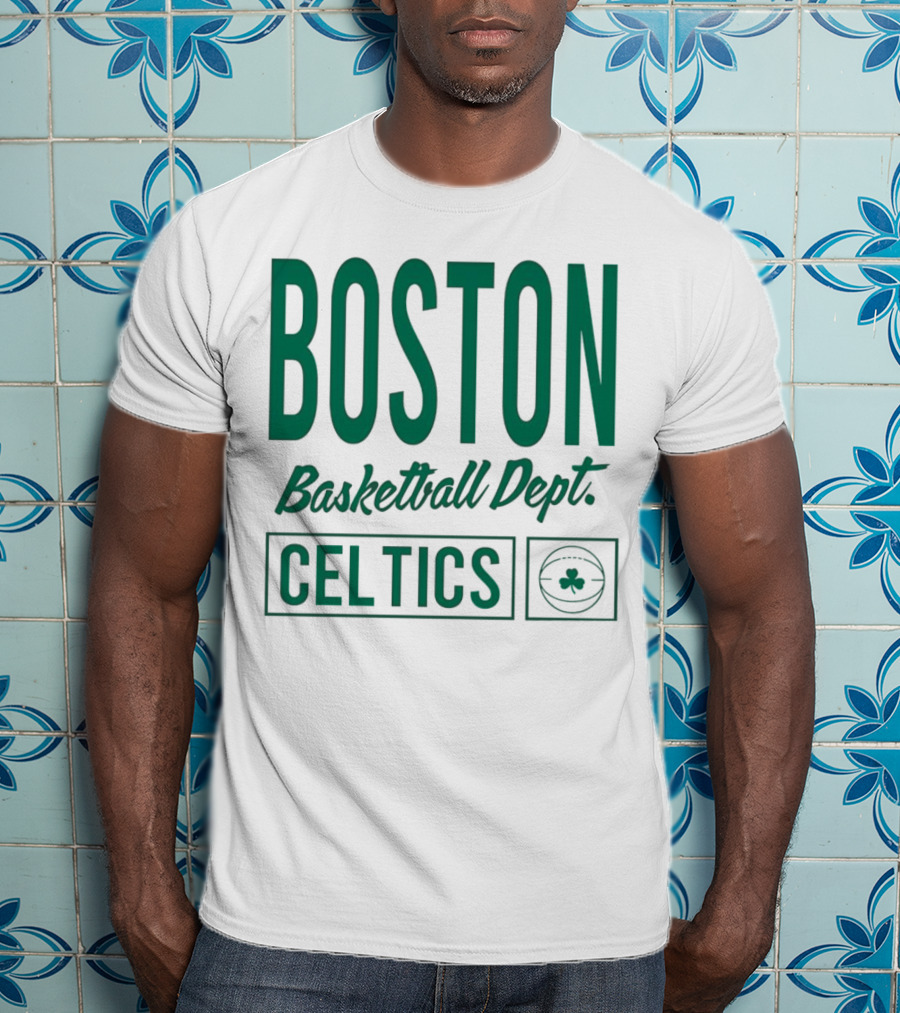 Boston Celtics Basketball Dept Celtics Shamrock T-Shirt
