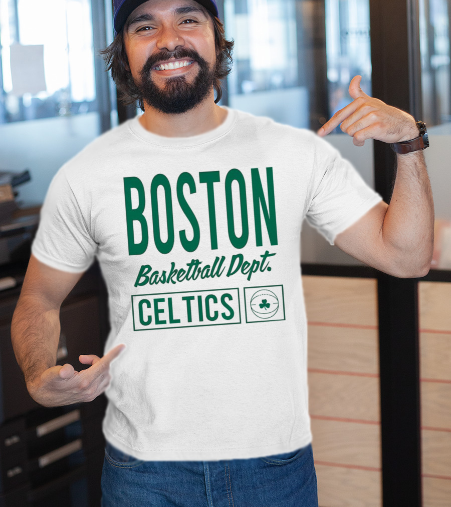 Boston Celtics Basketball Dept Celtics Shamrock T-Shirt