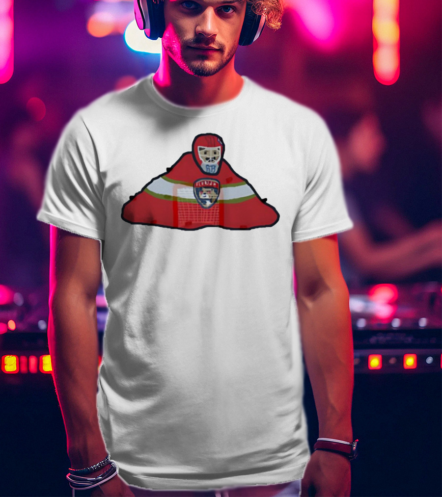 Florida Panthers Sergei Blob-Rovsky Hockey Goalie Net T-Shirt