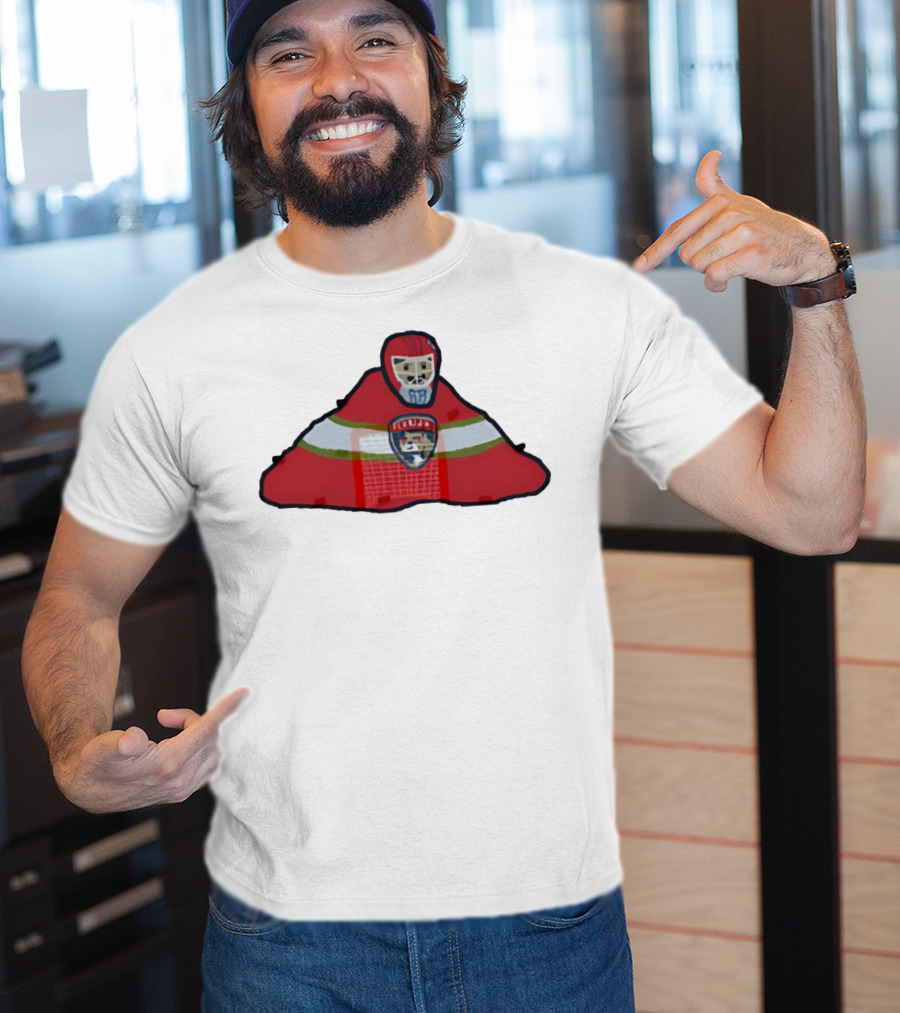 Florida Panthers Sergei Blob-Rovsky Hockey Goalie Net T-Shirt