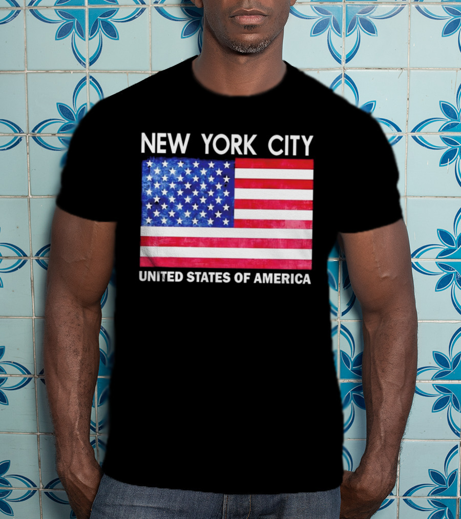NEW YORK CITY UNITED STATES OF AMERICA FLAG T-Shirt