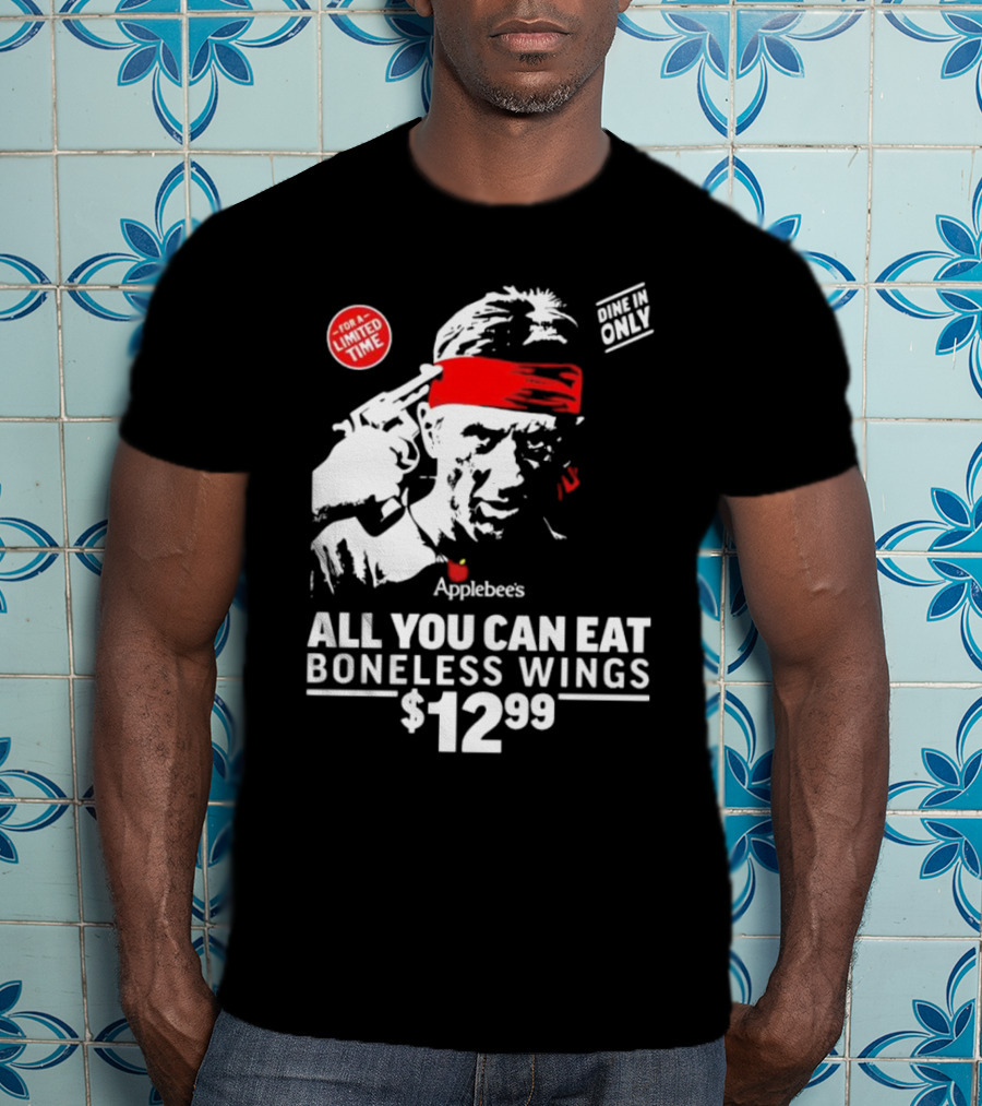 Applebee's All You Can Eat Boneless Wings Dine In Only For A Limited Time $12.99 T-Shirt