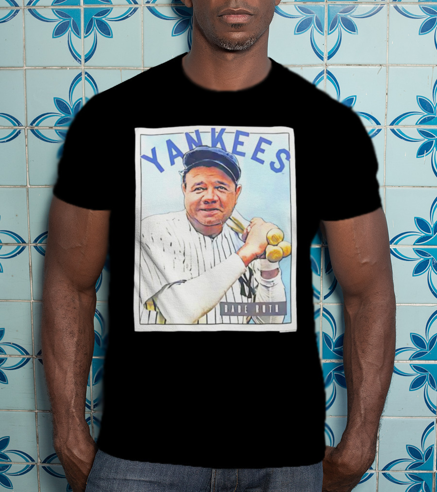 YANKEES Babe Ruth Baseball T-Shirt