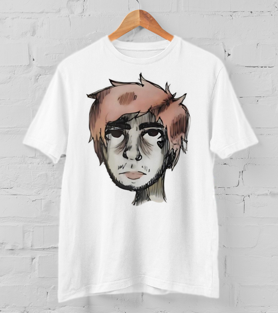 Lil Peep Teen Romance Anime Style Pink Hair T-Shirt