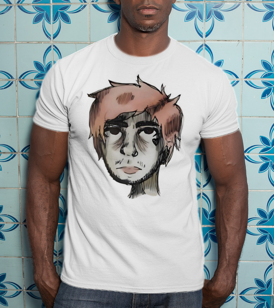 Lil Peep Teen Romance Anime Style Pink Hair T-Shirt