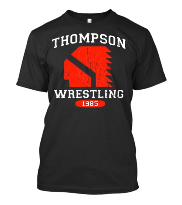Thompson Wrestling 1985 Red Spartan T-Shirt