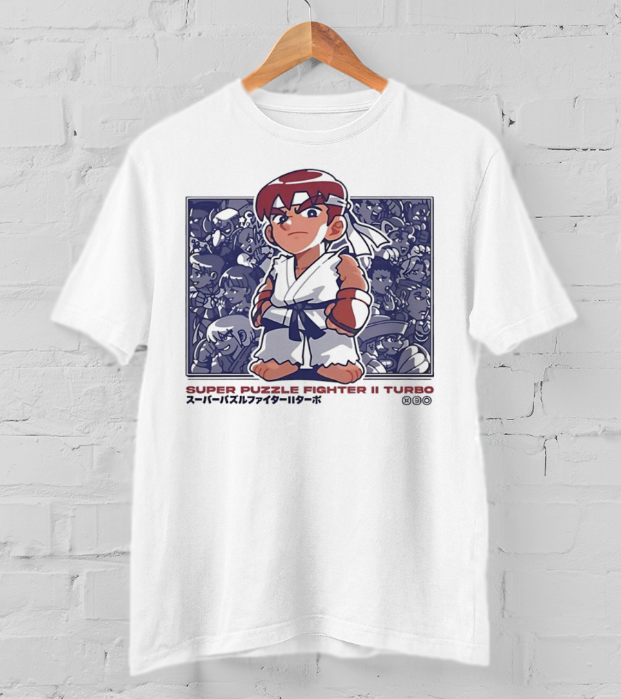Super Puzzle Fighter II Turbo Character Lineup T-Shirt