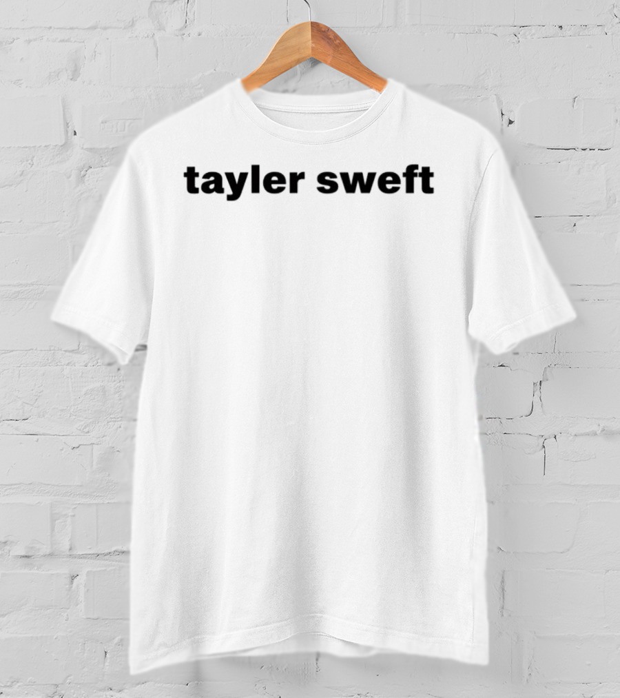 Tayler Sweft Text Black Classic T-Shirt