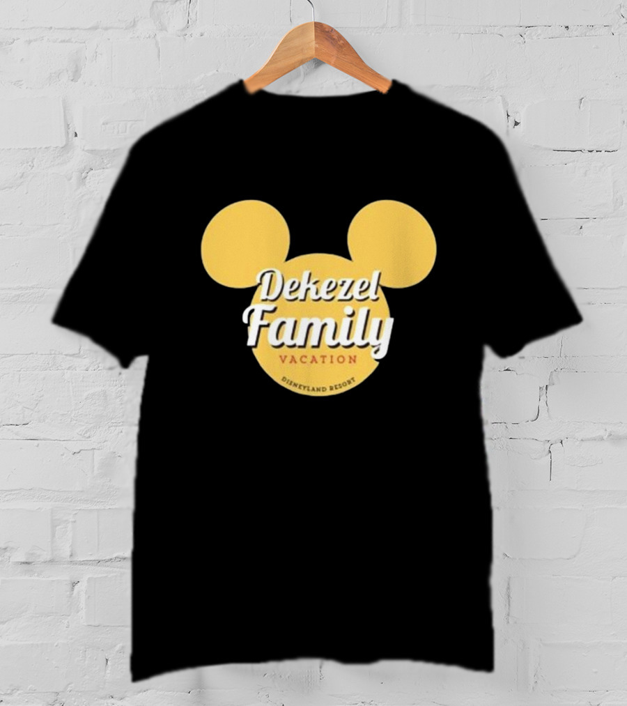 Dekezel Family Disneyland Resort Vacation Mickey Mouse T-Shirt