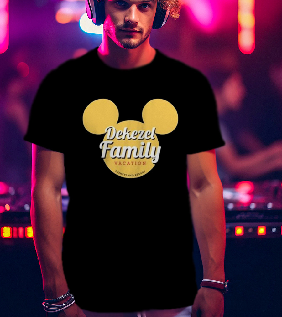 Dekezel Family Disneyland Resort Vacation Mickey Mouse T-Shirt
