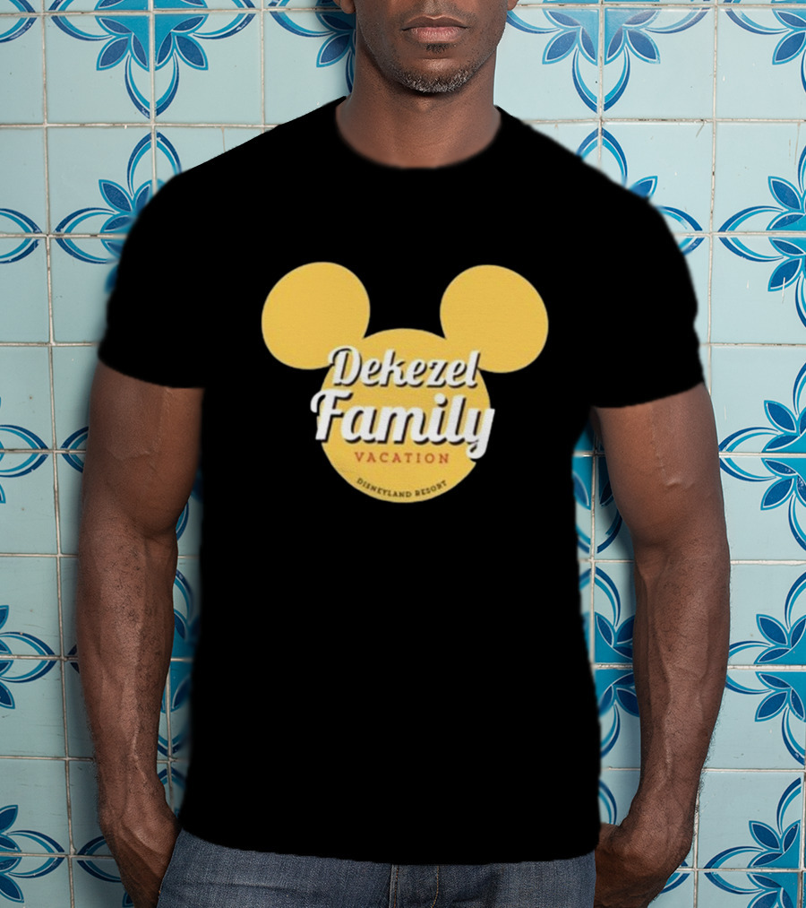 Dekezel Family Disneyland Resort Vacation Mickey Mouse T-Shirt