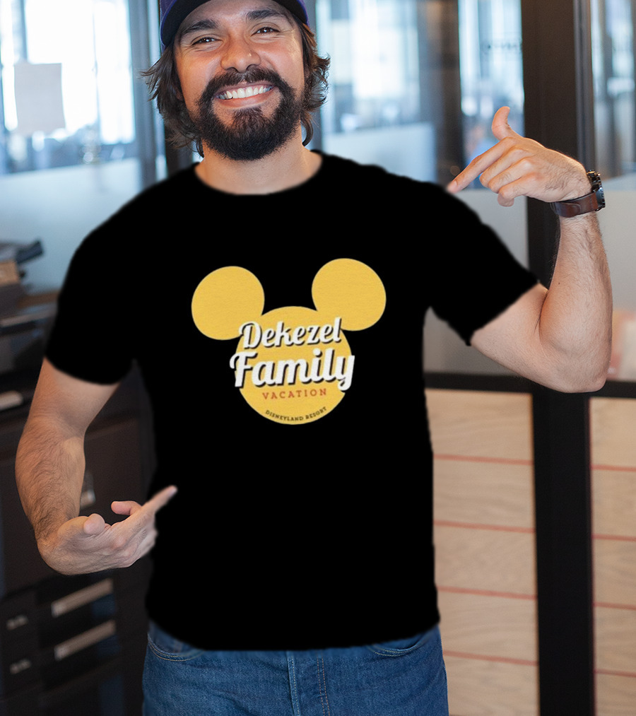 Dekezel Family Disneyland Resort Vacation Mickey Mouse T-Shirt