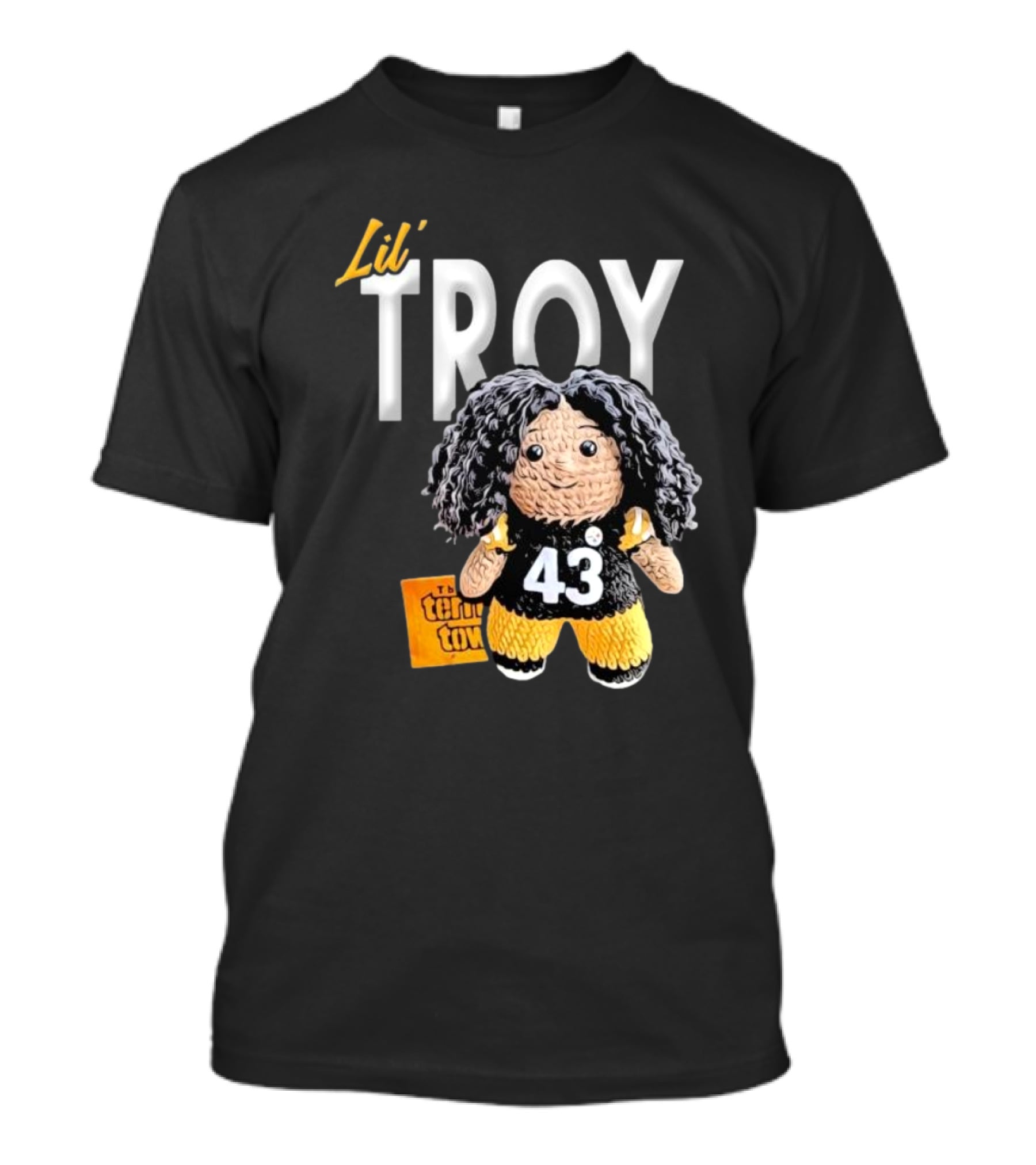 Lil’ Troy 43 Pittsburgh Steelers Terrible Towel T-Shirt