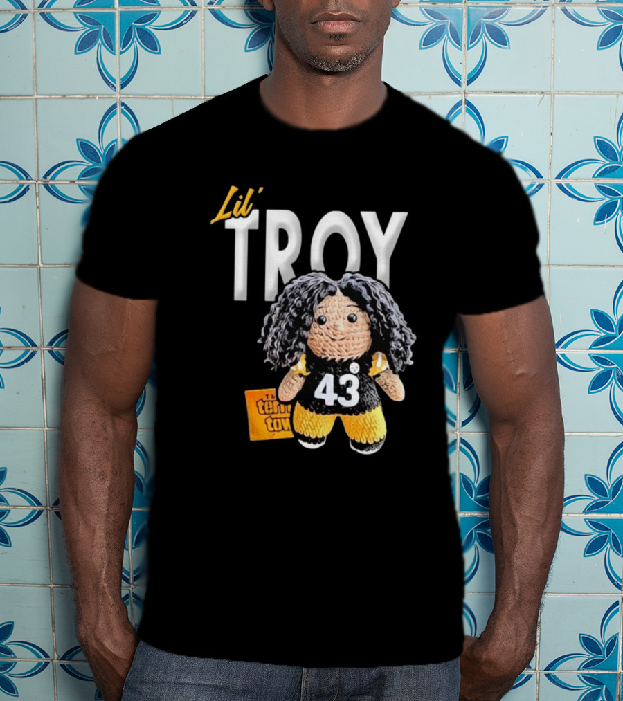 Lil’ Troy 43 Pittsburgh Steelers Terrible Towel T-Shirt