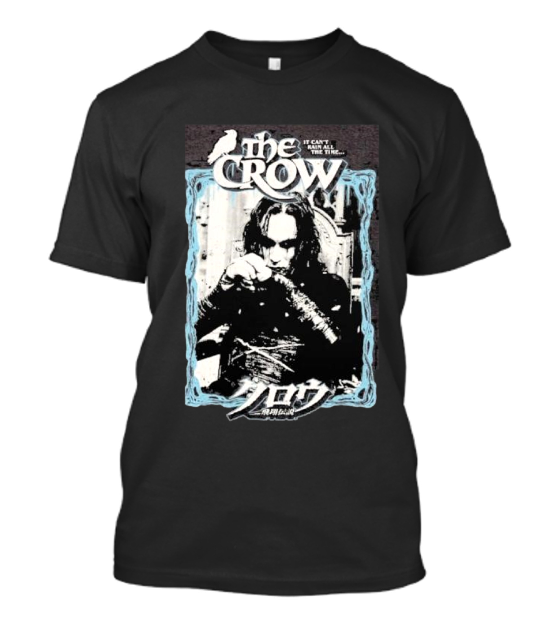 The Crow It Can't Rain All The Time Gothic Movie Scene T-Shirt