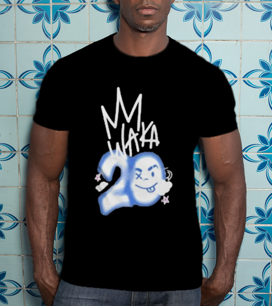 Waka Crew Waka 20 Birthday Bundle MM Style Cloud Star Emoji T-Shirt