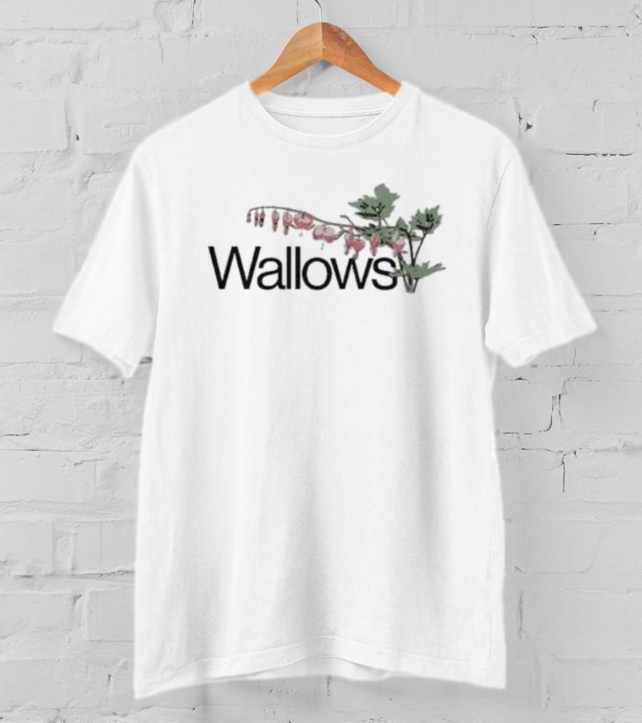 Wallows Red Flowers Green Leaves T-Shirt