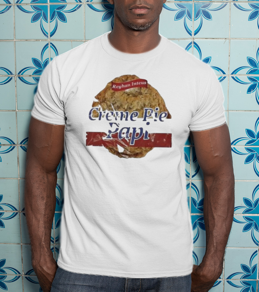 Reyhan Inteus Creme Pie Papi Cookie Motif T-Shirt