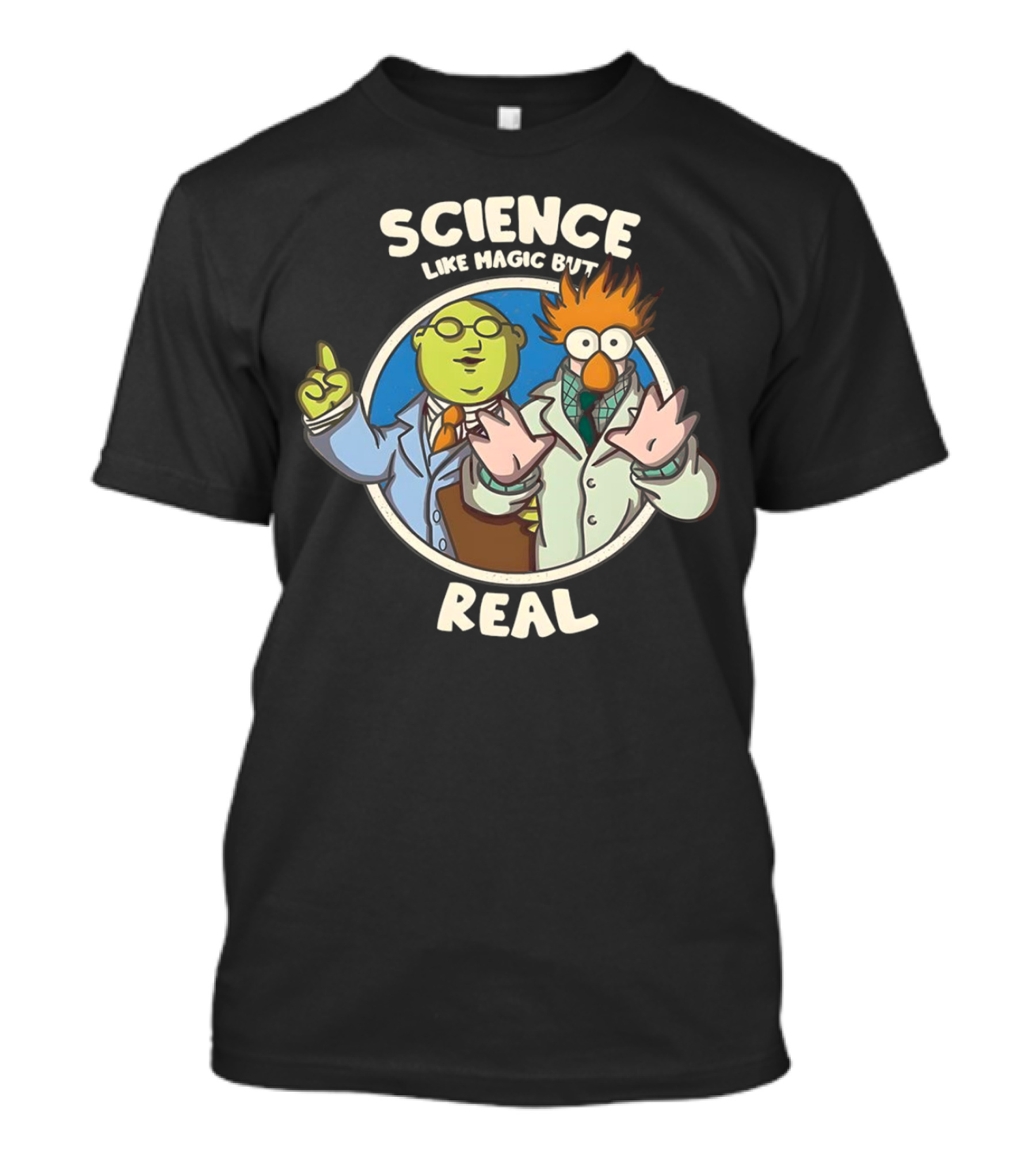 Dr. Bunsen Honeydew And Beaker Science Like Magic But Real T-Shirt