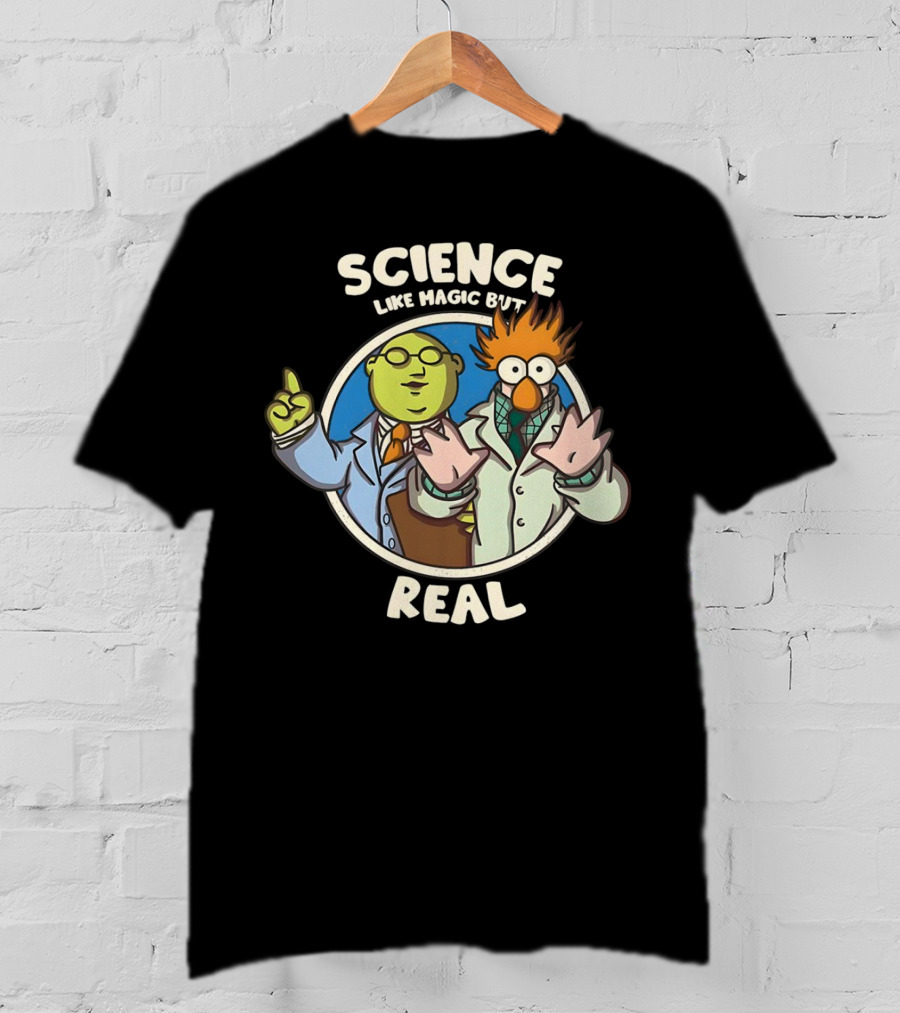 Dr. Bunsen Honeydew And Beaker Science Like Magic But Real T-Shirt