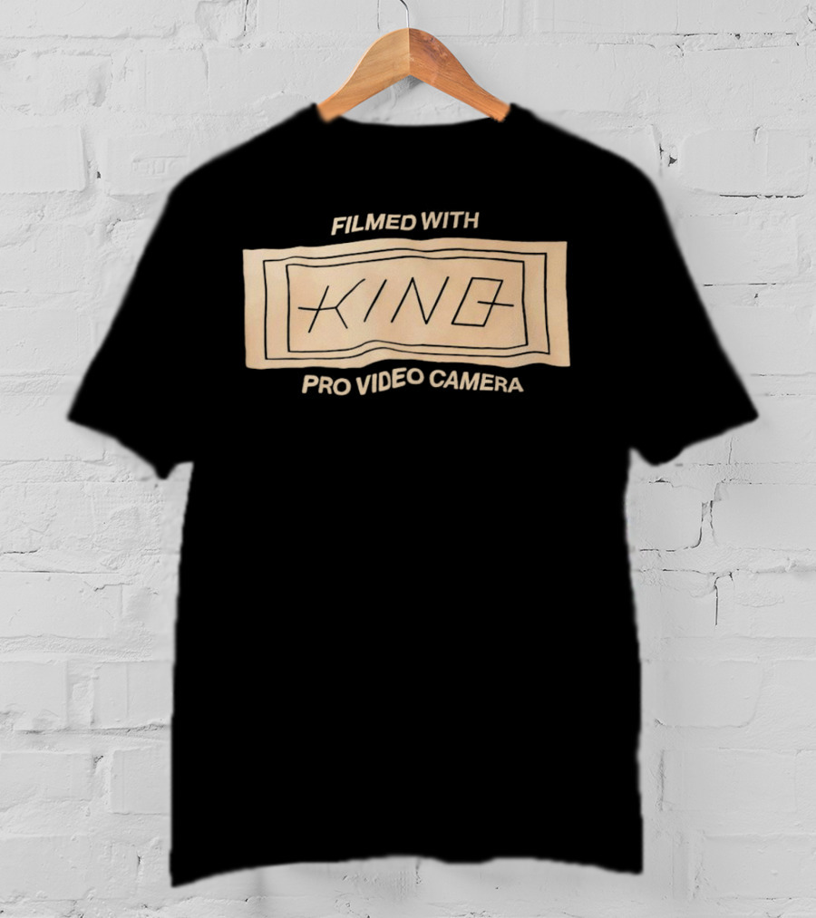 FILMED WITH KING PRO VIDEO CAMERA VINTAGE STYLE RECTANGLE T-Shirt