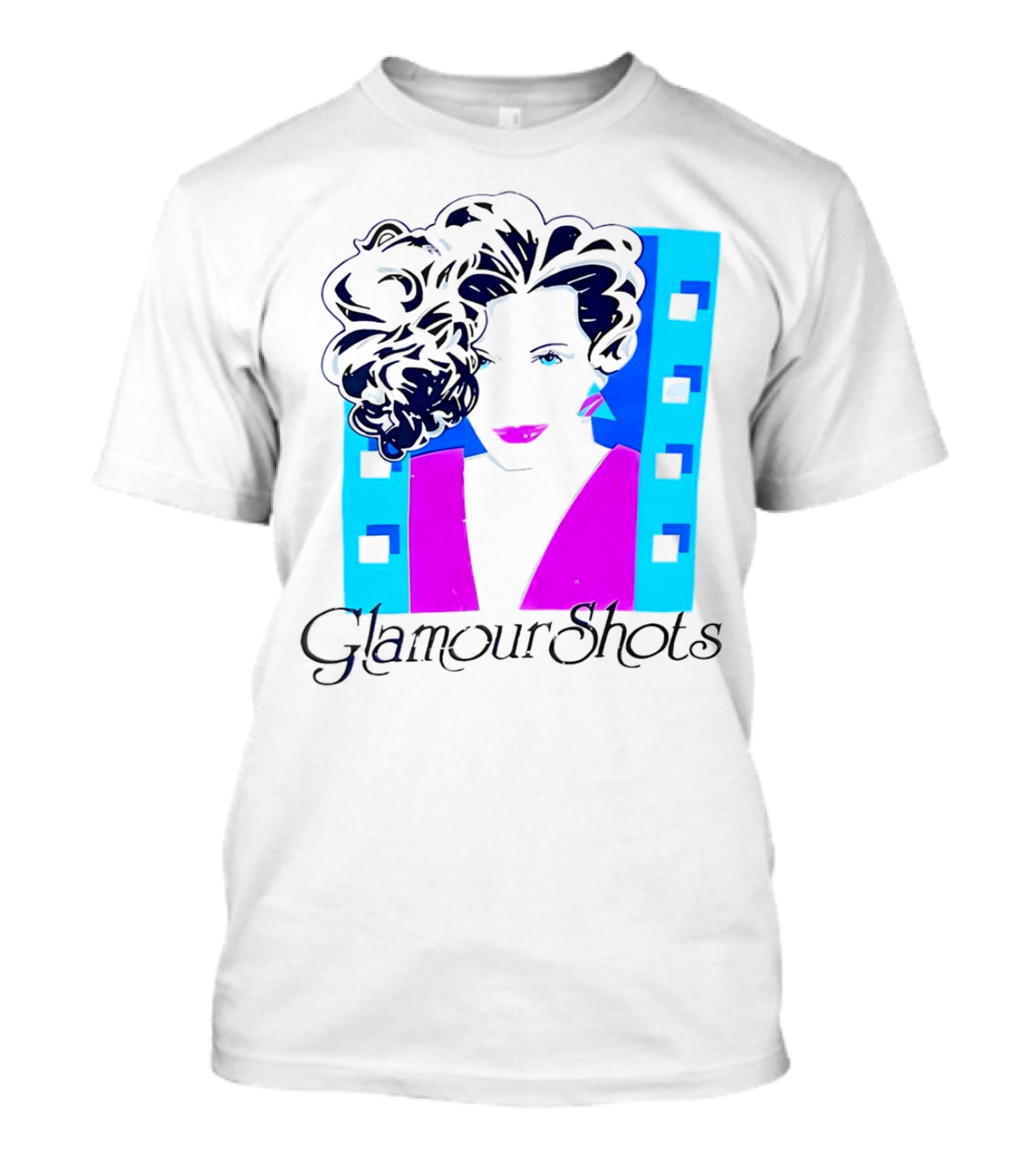 Glamour Shots Pop Art Retro Style Icons T-Shirt