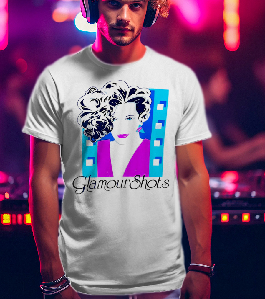 Glamour Shots Pop Art Retro Style Icons T-Shirt