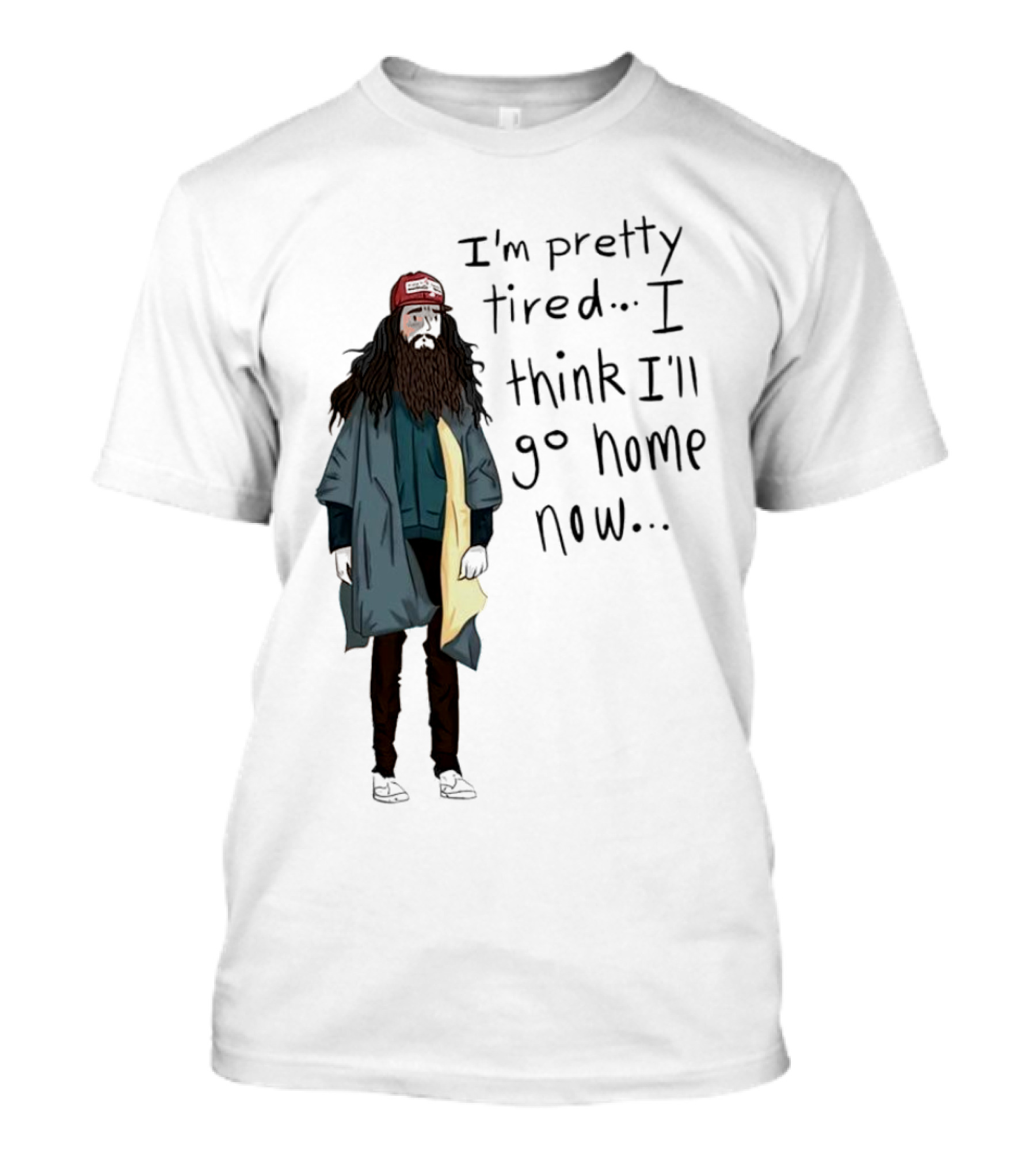 I'm Pretty Tired I Think I'll Go Home Now Vintage Movie Forest Run T-Shirt
