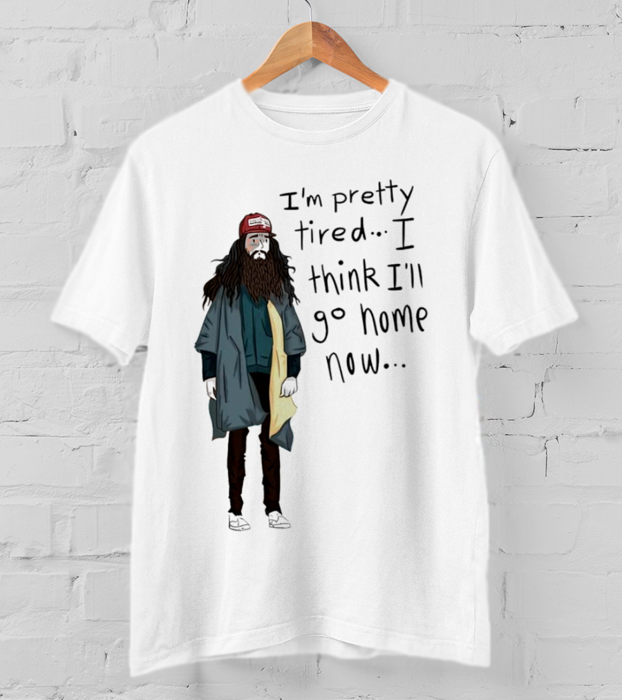 I'm Pretty Tired I Think I'll Go Home Now Vintage Movie Forest Run T-Shirt