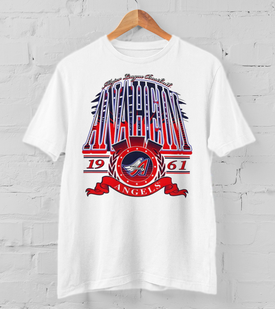 Major League Baseball Anaheim Angels 1961 T-Shirt