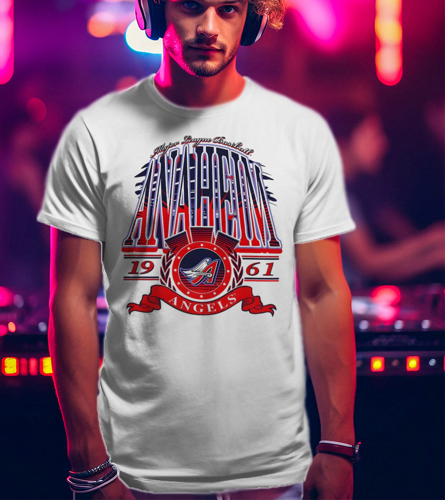 Major League Baseball Anaheim Angels 1961 T-Shirt