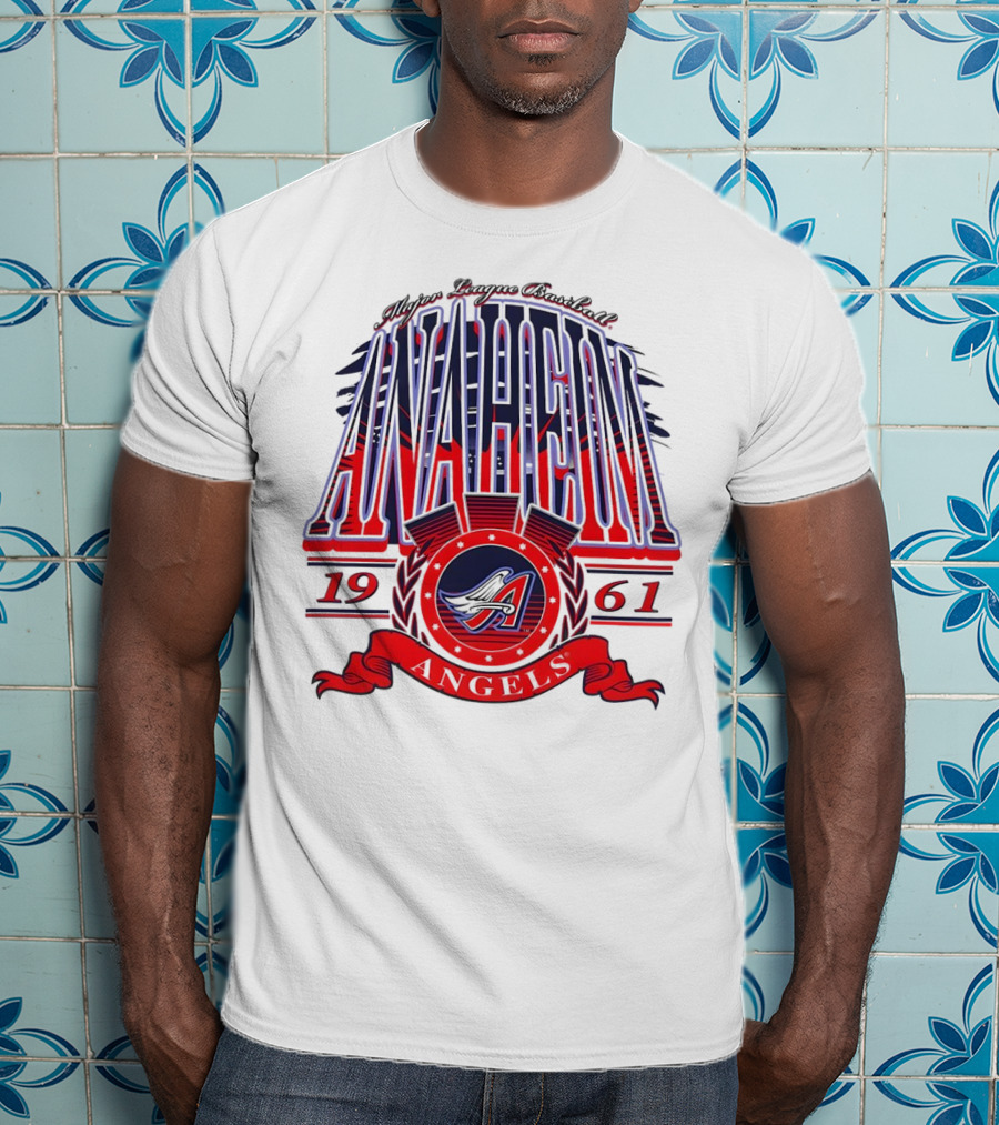 Major League Baseball Anaheim Angels 1961 T-Shirt
