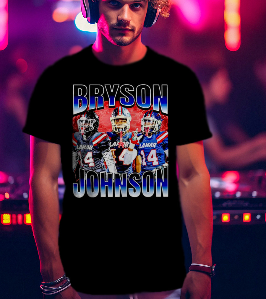 Bryson Johnson Lamar 44 Football Vintage T-Shirt