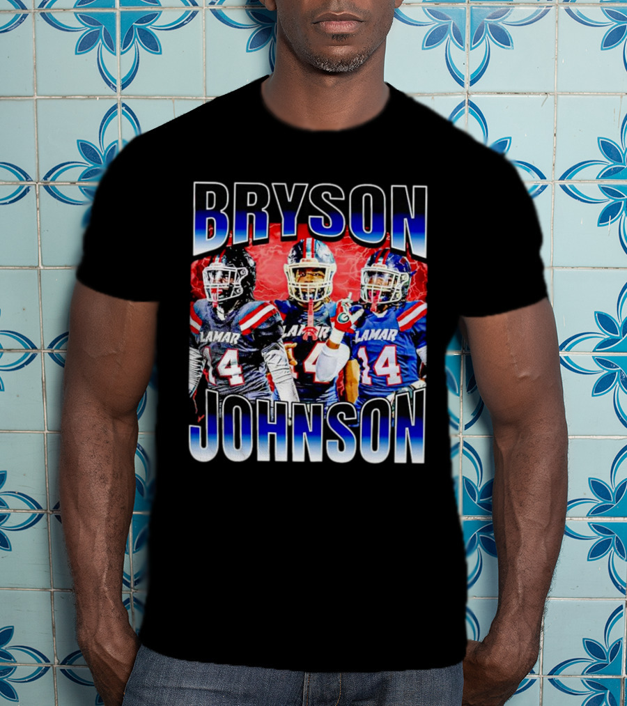 Bryson Johnson Lamar 44 Football Vintage T-Shirt
