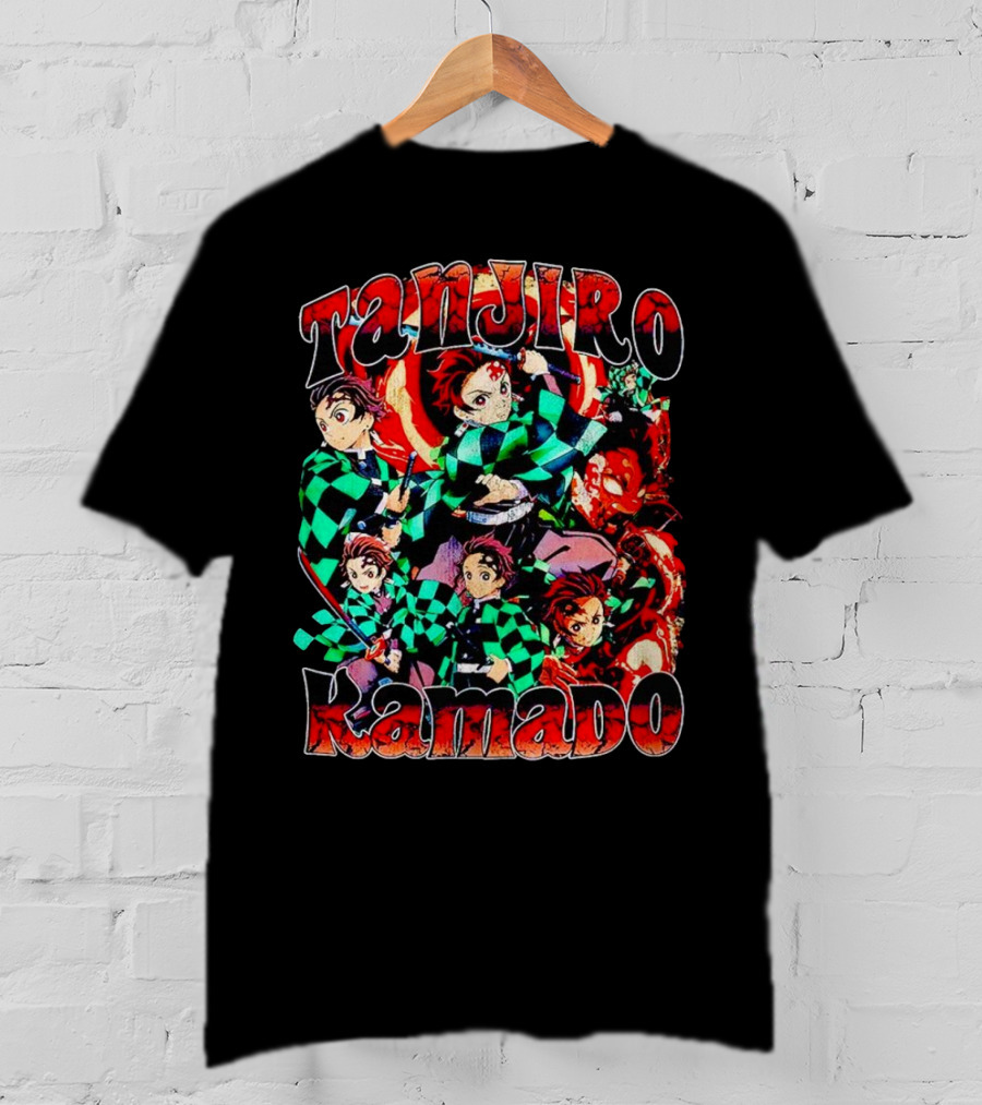Tanjiro Kamado Vintage Anime Character Collection T-Shirt