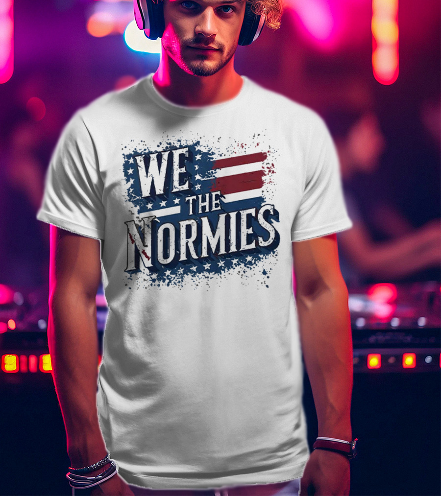 We The Normies American Flag T-Shirt