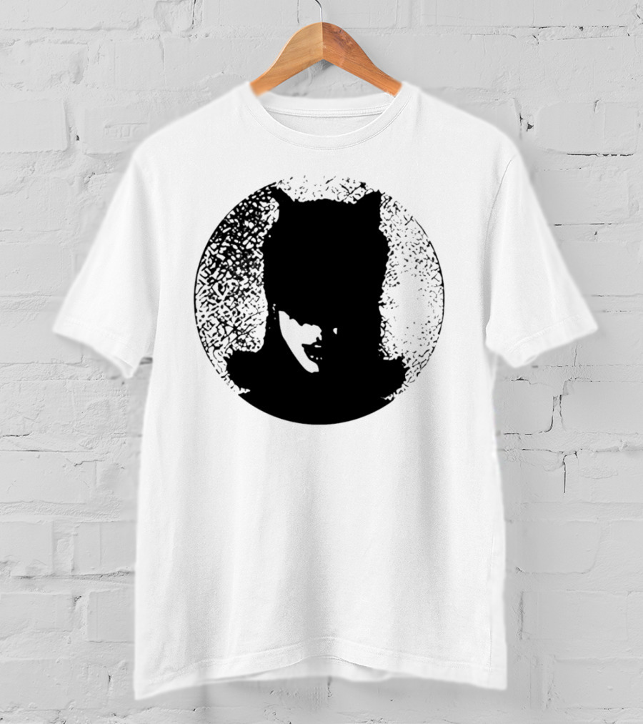 Batwoman The Boy Is Mine Dark Silhouette Circle T-Shirt