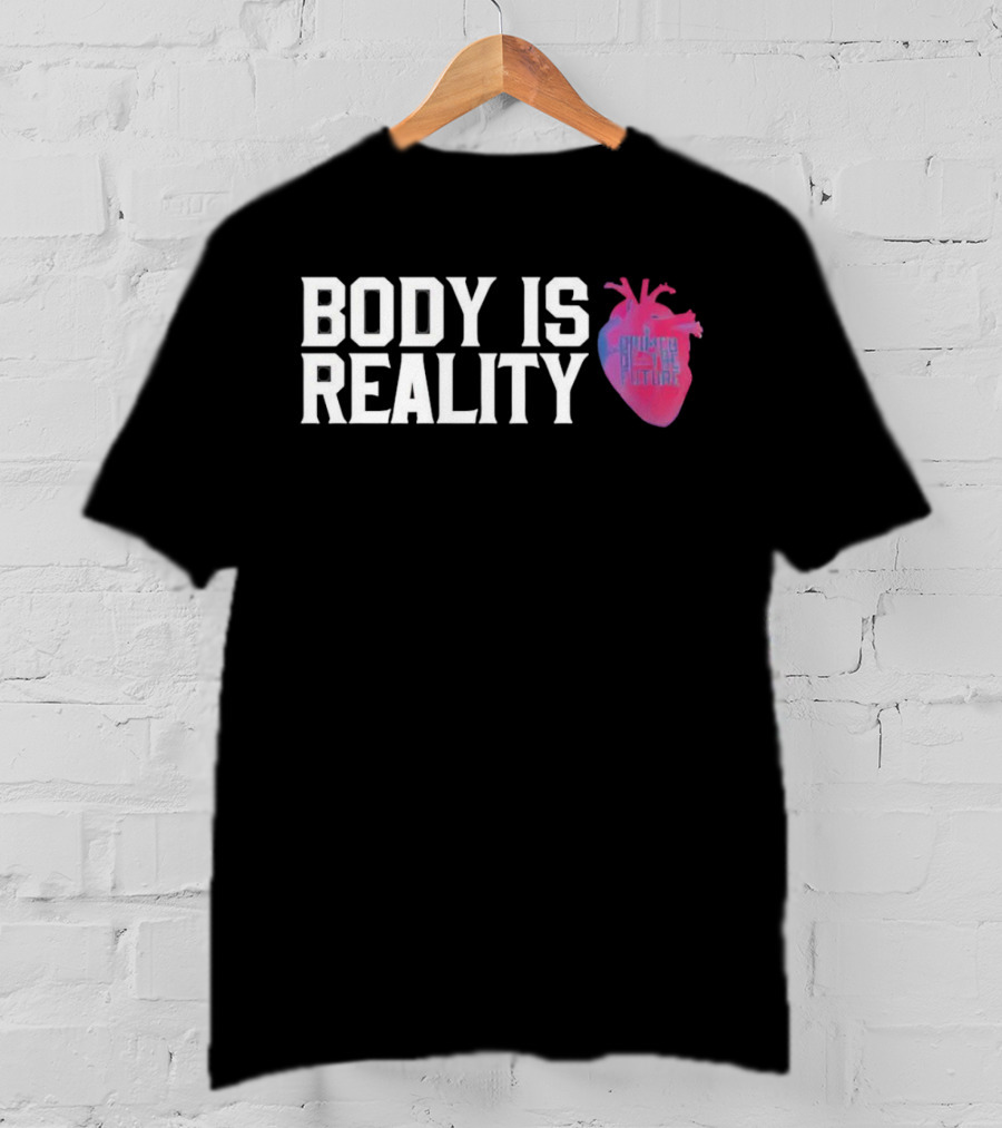 Body Is Reality Crimes Of The Future Heart T-Shirt