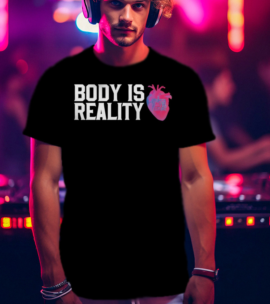 Body Is Reality Crimes Of The Future Heart T-Shirt