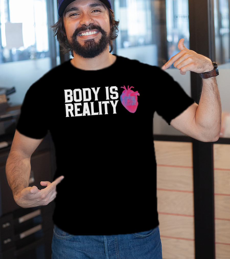 Body Is Reality Crimes Of The Future Heart T-Shirt