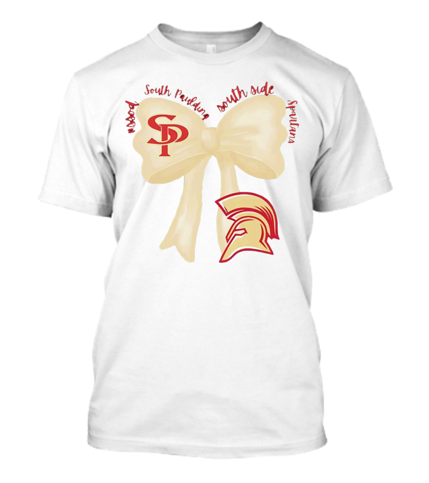 SP Bowtie South Paulding South Side Spartans T-Shirt