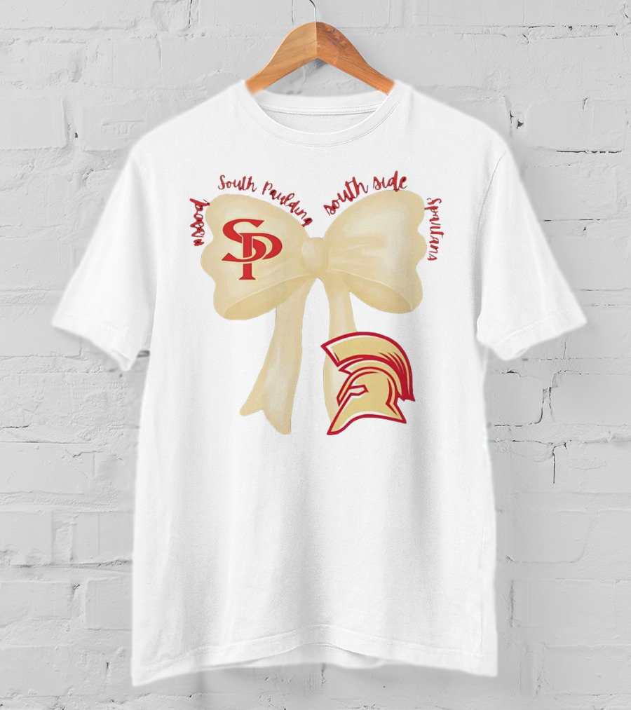 SP Bowtie South Paulding South Side Spartans T-Shirt