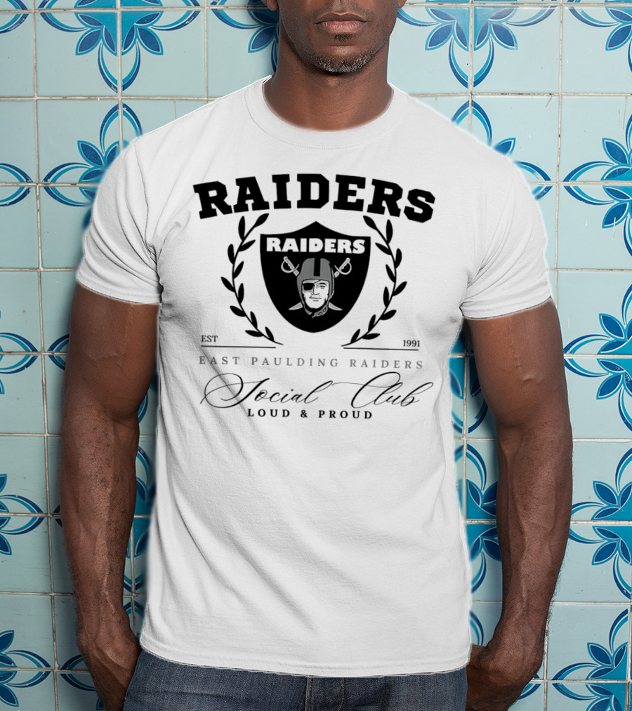 East Paulding Raiders Social Club Est 1991 Loud And Proud T-Shirt