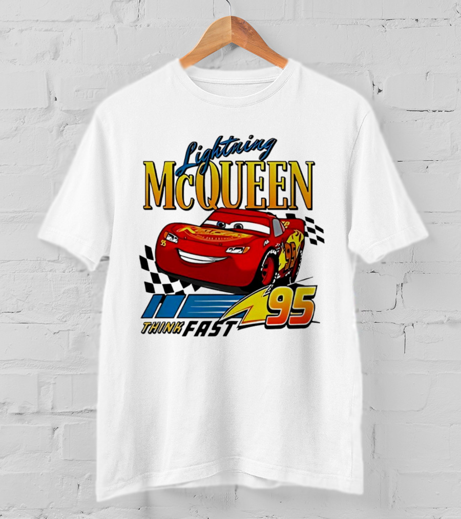 Lightning McQueen 95 Think Fast Racing Adventure T-Shirt