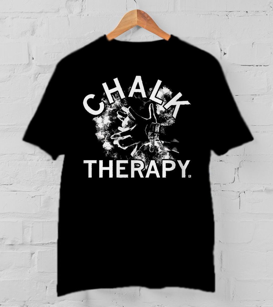 Chalk Therapy Hands Covered In Chalk Dust T-Shirt