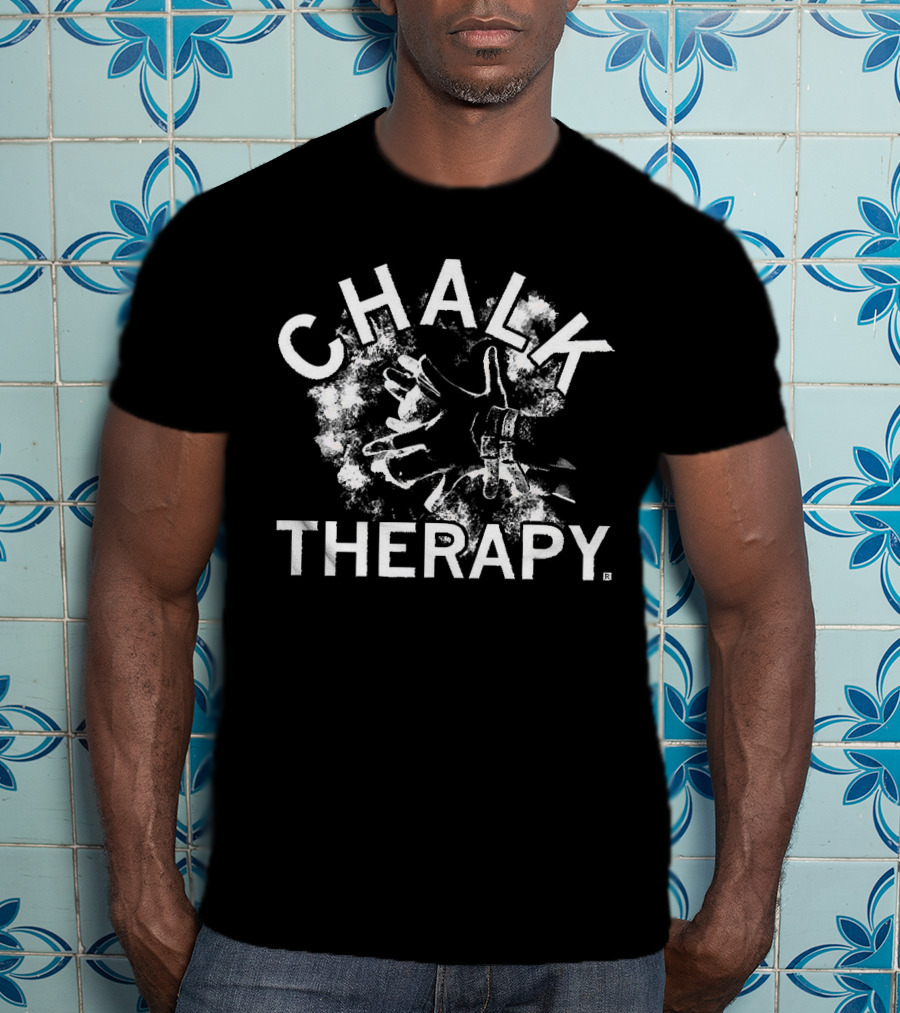 Chalk Therapy Hands Covered In Chalk Dust T-Shirt