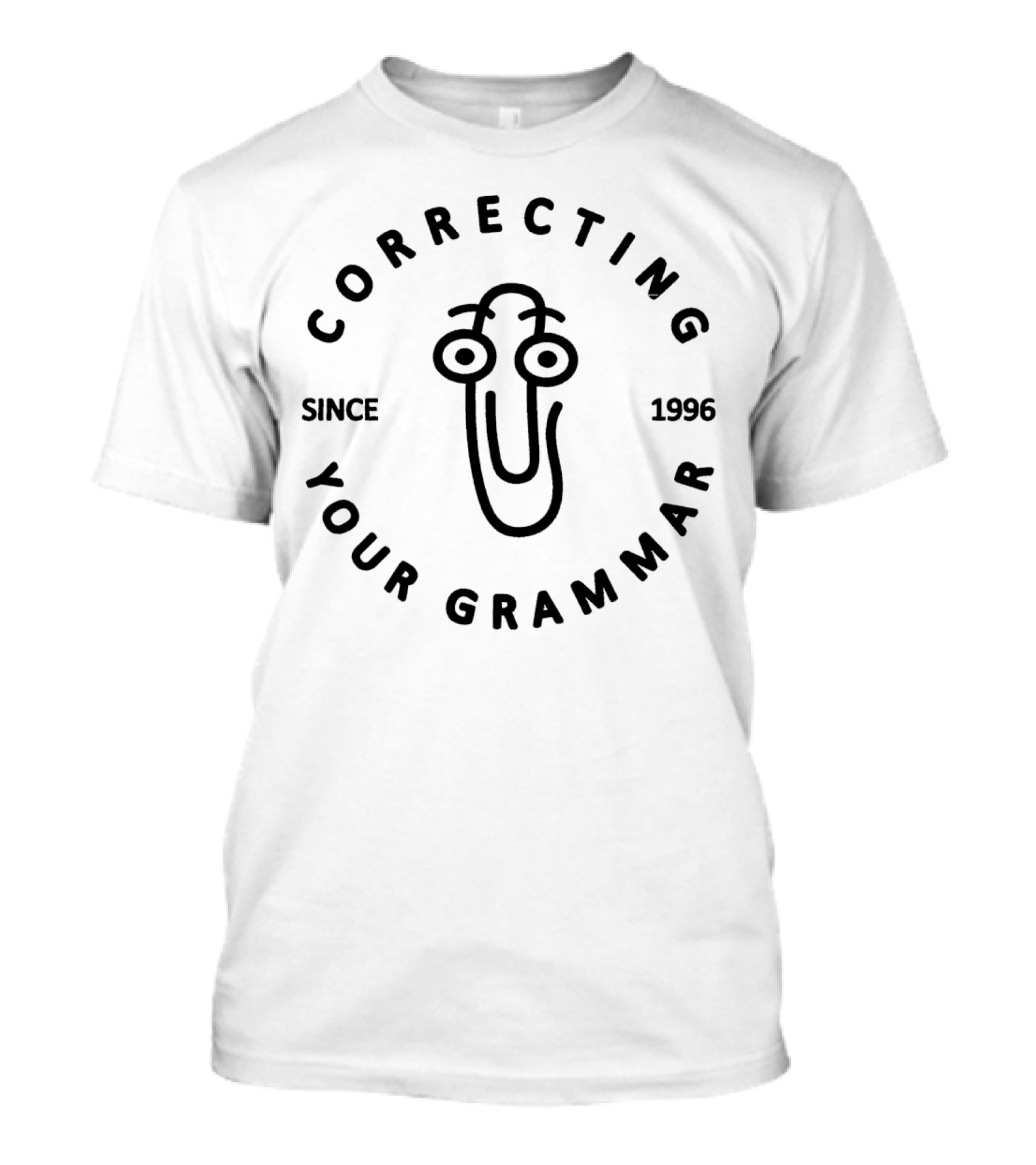 Clippy Correcting Your Grammar Since 1996 T-Shirt
