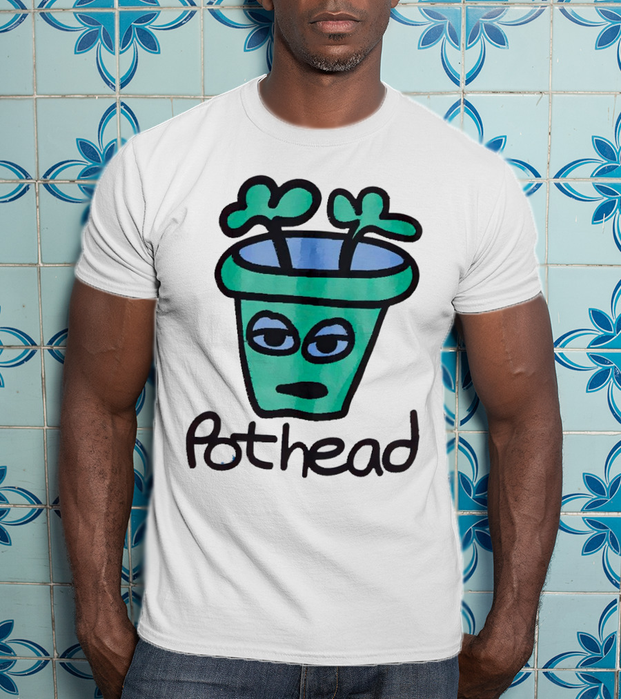 For The Homies Pothead Plant Cartoon T-Shirt