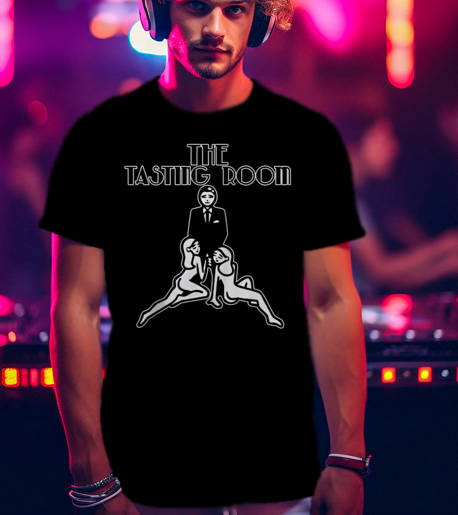The Tasting Room Sophisticated Style With Two Figures T-Shirt