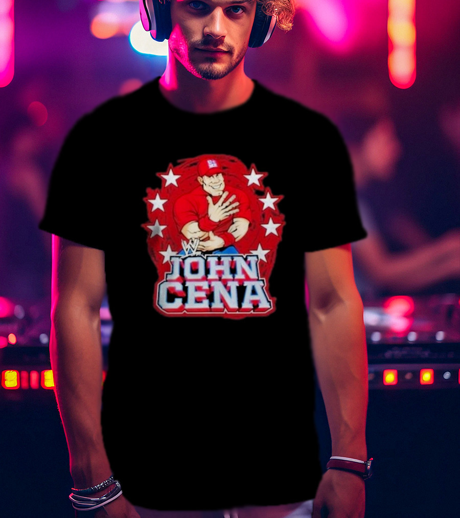 WWE John Cena Cartoon Stars T-Shirt